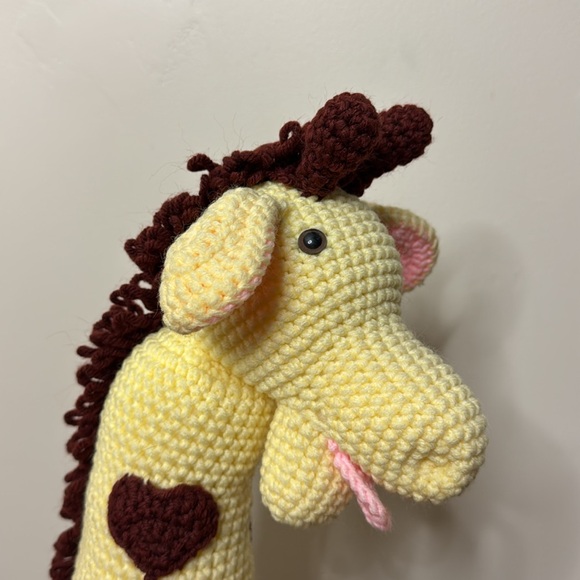 Crocheted giraffe plush - Picture 3 of 5